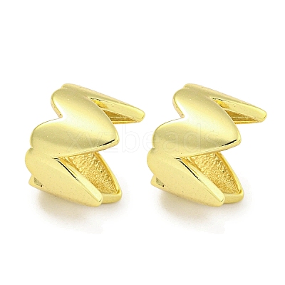 Brass Cuff Earrings EJEW-C104-073G-1