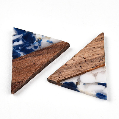 Resin and Walnut Pendants FIND-R051-01C-1