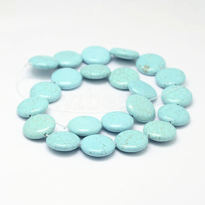 Natural Magnesite Beads Strands TURQ-P027-15-18mm-1