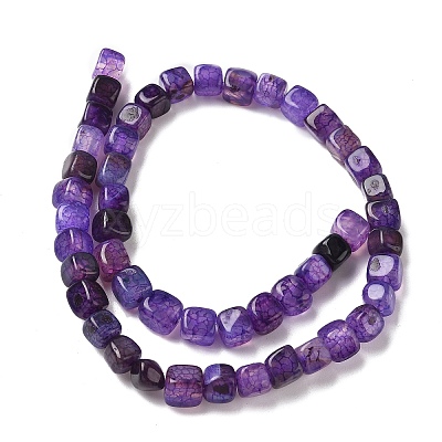 Natural Dragon Veins Agate Beads Strands G-G177-E21-01-1
