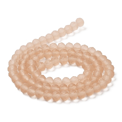 Transparent Glass Beads Strands EGLA-A034-T8mm-MD20-1