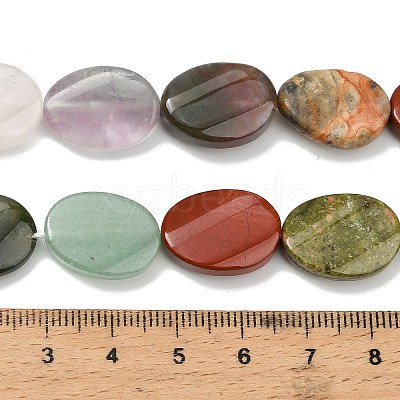 Natural Mixed Gemstone Beads Strands G-D354-C01-1