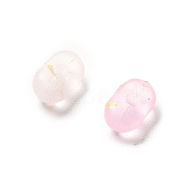 Gradient Color Transparent Frosted Acrylic Beads X1-OACR-M023-06C-1