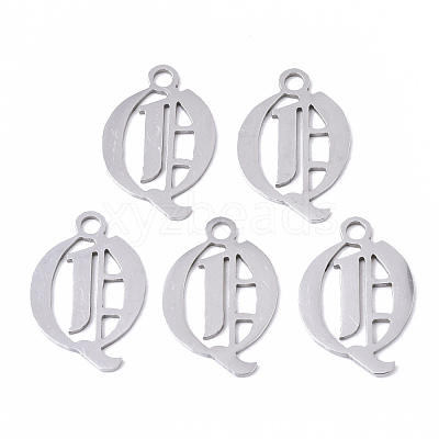 Tarnish Resistant 201 Stainless Steel Pendants STAS-N091-40Q-1
