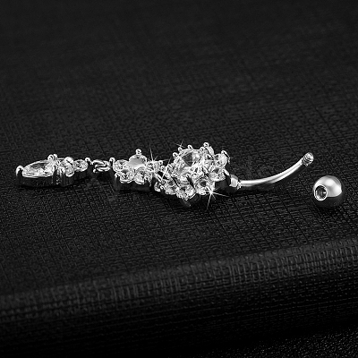 Brass Piercing Jewelry AJEW-EE0006-86P-1