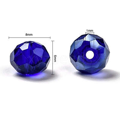 Electroplate Glass Beads EGLA-JP0002-02C-8mm-1