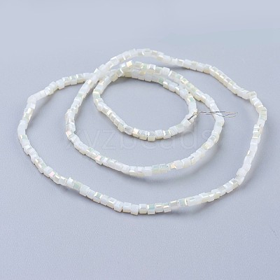 Electroplate Glass Beads Strands X-EGLA-F121-HR-B01-1