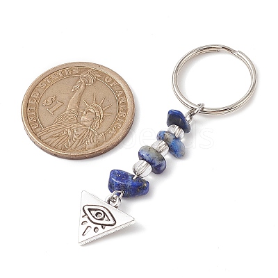Tibetan Style Alloy Keychain KEYC-JKC00707-03-1