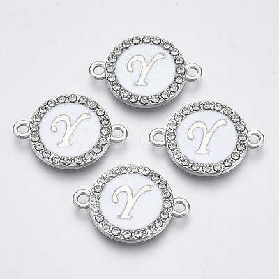 Alloy Enamel Links Connectors ENAM-TAC0003-01S-04Y-1