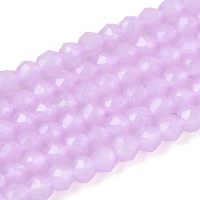 Imitation Jade Glass Beads Strands GLAA-T028-2mm-11D-1