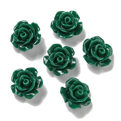 Synthetic Coral Dyed Carved Beads SHEL-I001-05C-09-1