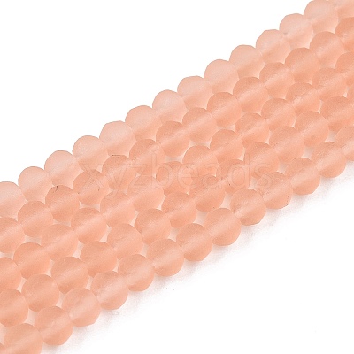 Transparent Glass Beads Strands EGLA-A044-T4mm-MD21-1