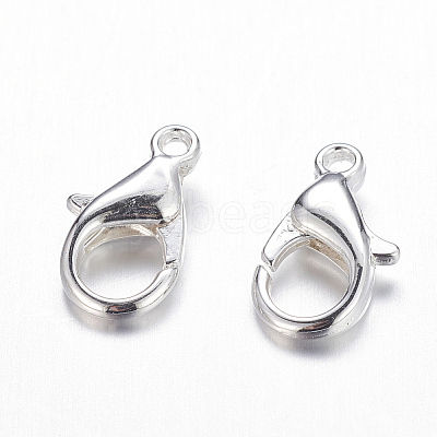 Zinc Alloy Lobster Claw Clasps PALLOY-R042-303-S-NF-1