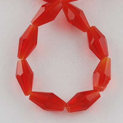 Glass Beads Strands GLAA-R026-8x4mm-03-1