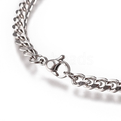 Tarnish Resistant Men's Curb Chain X-BJEW-E369-14B-1