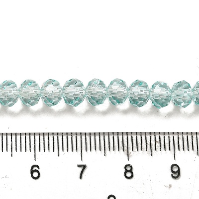Transparent Baking Paint Glass Beads Strands DGLA-A034-T6mm-D01-1