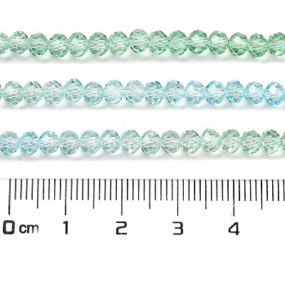 Transparent Painted Glass Beads Strands X1-DGLA-A034-T3mm-A16-1