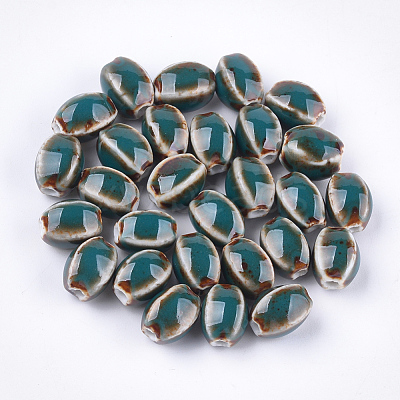 Handmade Porcelain Beads PORC-S498-07I-1