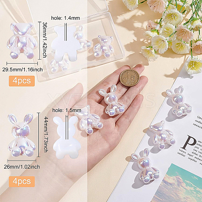 ABS Plastic Beads FIND-BC0003-02-1