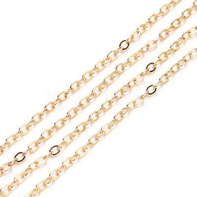 Brass Cable Chains CHC-T008-06A-KC-1