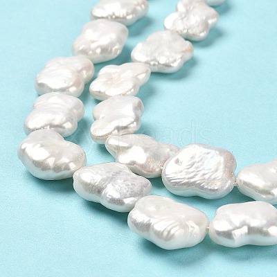 Natural Keshi Pearl Beads Strands PEAR-J007-06-1