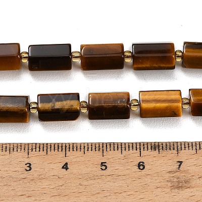 Natural Tiger Eye Beads Strands GG-CBA5B6F-C01-01-1