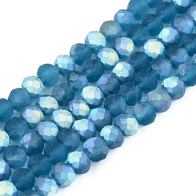 Transparent Glass Beads Strands EGLA-A044-T3mm-MB27-1