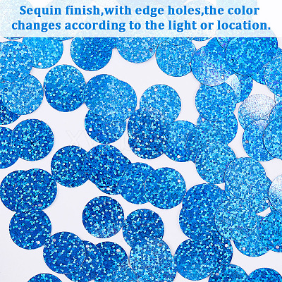PVC Paillette/Sequin Pendants PVC-WH20005-01A-1