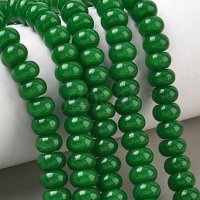 Dyed Natural White Jade Beads Strands GG-CBA9281-A13-5x8mm-1