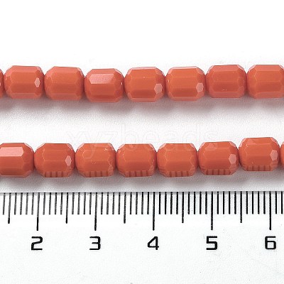 Opaque Glass Beads Strands GLAA-G112-03O-1