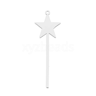 Non-Tarnish 201 Stainless Steel Pendants STAS-S105-LA782-1-1