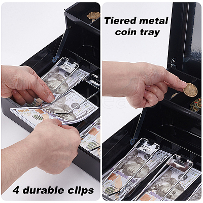 1Pc Iron Cash Register Drawer Insert Tray AJEW-GA0010-61-1
