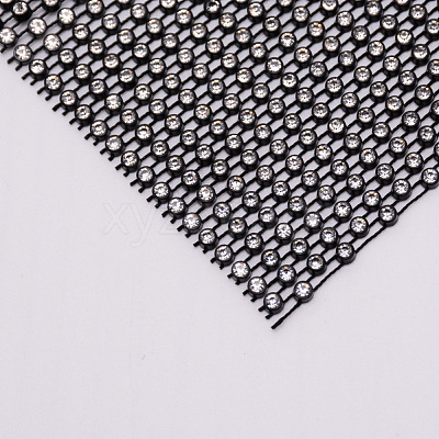 Plastic Elasticity Rhinestone Net KY-WH0020-86E-1