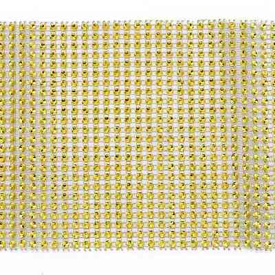24 Rows Plastic Diamond Mesh Wrap Roll DIY-L049-05J-1