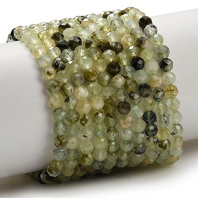Natural Prehnite Beads Strands G-F838-A01-4mm-1