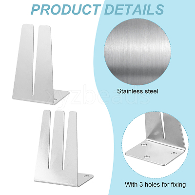 2Pcs 2 Styles Stainless Steel Replacement Blades FIND-GA0004-36-1