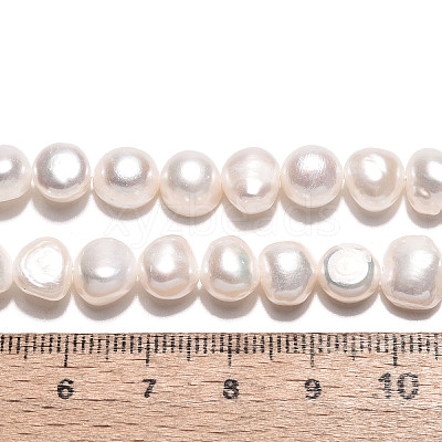 Natural Cultured Freshwater Pearl Beads Strands PEAR-N027-05B-1