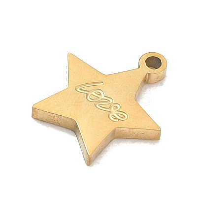 304 Stainless Steel Charms SA-CBA2714-01D-G-1