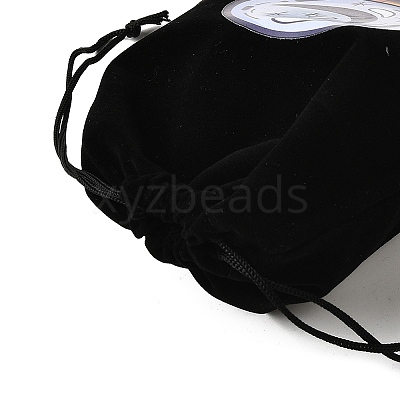 Rectangle Printed Velvet Cloth Packing Pouches ABAG-U006-03G-1