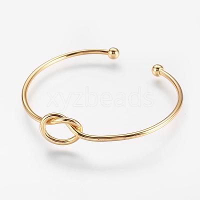 Brass Cuff Bangles BJEW-K153-02B-1