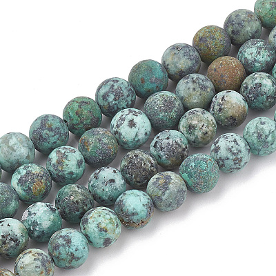 Natural African Turquoise(Jasper) Beads Strands X-G-T106-206-1