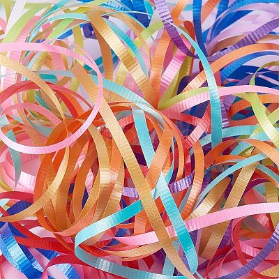 Polyester Balloons Ribbon SRIB-PH0001-08-1