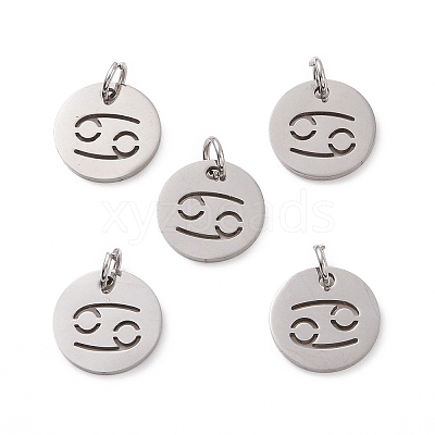 Non-Tarnish 304 Stainless Steel Charms STAS-Q201-T445-4S-1