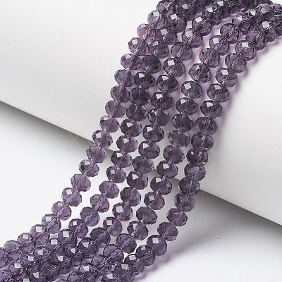Glass Beads Strands EGLA-A034-T8mm-D15-1
