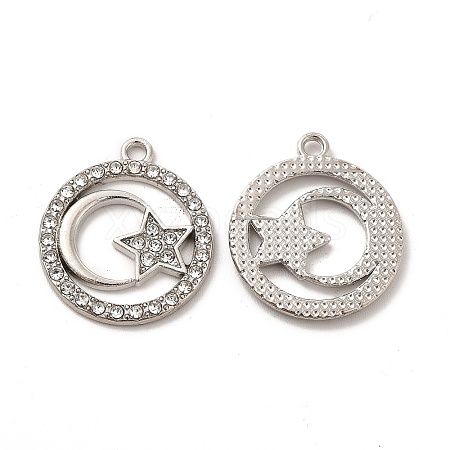 Alloy Crystal Rhinestone Pendants FIND-G048-16P-1