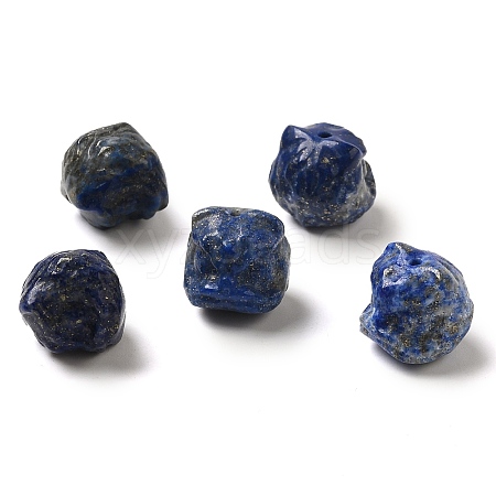 Natural Lapis Lazuli Carved Beads G-P550-01-1