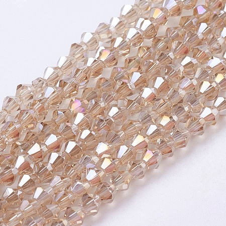 Glass Beads Strands X-EGLA-S056-09-1