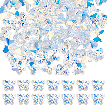 80Pcs Electroplate Glass Charms EGLA-BBC0001-05A-1