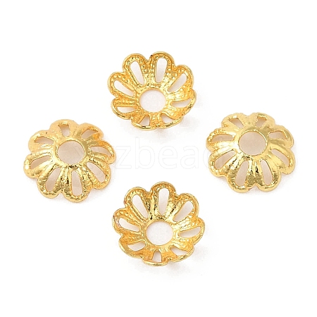 Brass Beads Cap KK-B073-04G-1