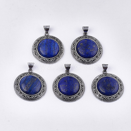 Natural Lapis Lazuli Pendants G-S353-02-1